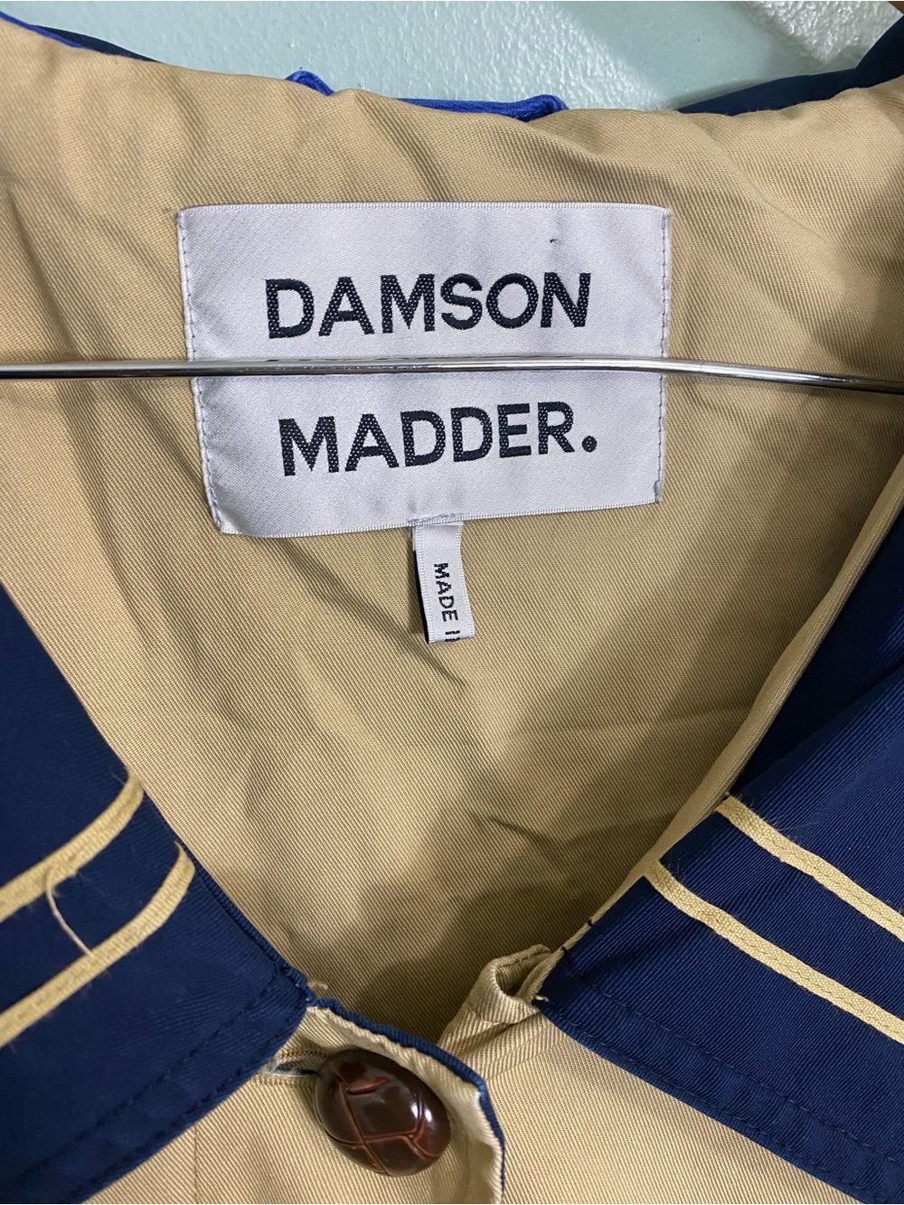 Damson Madder Ella Trench Coat Tan Size 8 - Picture 3 of 7